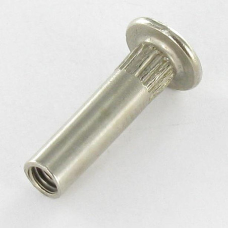 1 x Ecrou Relieur POZI et fendu M4X15 5X20 Acier nickelé