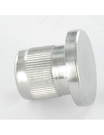 Ecrou Relieur Tête plate TP Moletée M5X8.5 8X9 316L