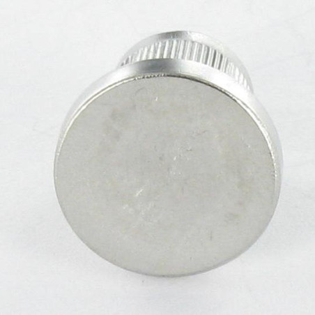 1 x Ecrou Relieur Tête plate TP Moletée M5X8.5 8X9 316L