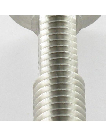 Vis métaux Tête Plate A/MEPLAT 20X50 Filetée sur 43 M10 Inox