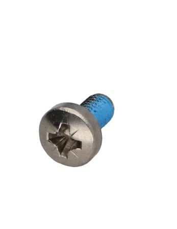 Vis métaux Inox A2 tête cylindrique bombée large Pozi N°3 M6X12 Frein filet