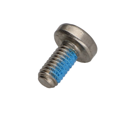 1 x Vis métaux Inox A2 tête cylindrique bombée large Pozi N°3 M6X12 Frein filet