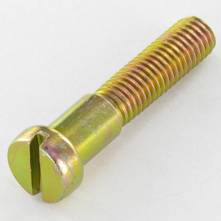 1 x Vis métaux Epaulé Tête cylindrique TC Plate Fendue M8X40 Filetée sur 27 Bichromaté