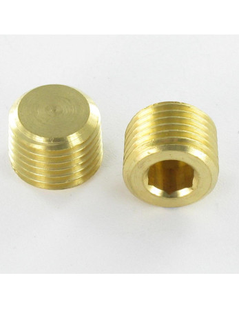 1/4 GAZ Longueur 10 6 pans Clé 6 Laiton R.1102