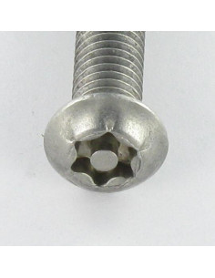Vis métaux Inox A2 Inviolable Tête bombée TORX T45 avec... 2