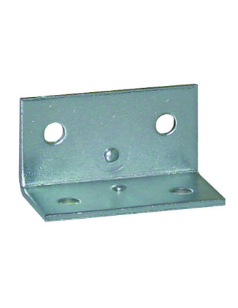 Equerre de fixation renforcée 40X21.5 Epaisseur 1.5 Acier zingué