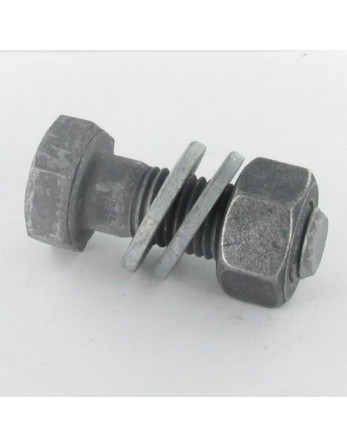 Boulon (vendu avec Ecrou) HR haute résistance M30X100 2 Rondelle Classe 10.9 Forte tenue à la corrosion Acier