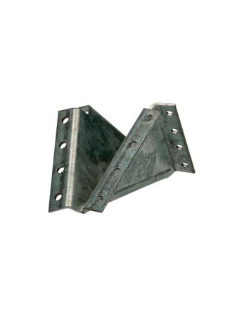 Sabot poutre bois sans lèvre Sendzimir 130X130X7