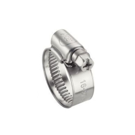 1 x Collier de serrage bande non perforée 12MM Diamètre 25 à 40 Acier zingué W1