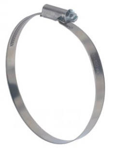Collier de serrage tête déportée bande non perforée de 9...