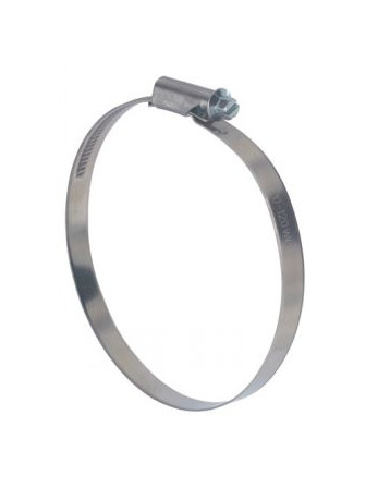 Collier de serrage tête déportée bande non perforée de 9 Diamètre 8 à 12 Inox W4
