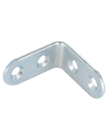 Equerre 62X62X15 4 Trous Diamètre 4.5 Acier zingué