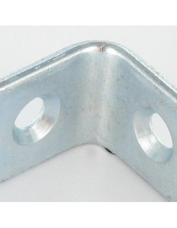 Equerre 100X100X20 4 Trous Diamètre 4.5 Acier zingué
