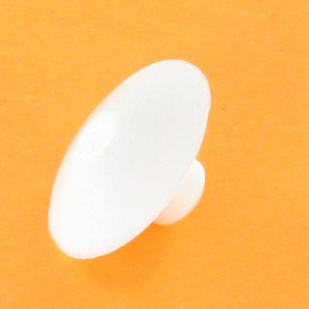 1 x Bouchon Diamètre du corps 7 Diamètre de tête: 20 Longueur sous tête 7.5 Polyéthylène Blanc