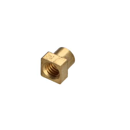 1 x Ecrou carré Laiton M3.5 Pas de 60 5X5X5