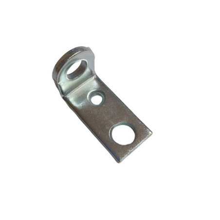 1 x Equerre de fixation avec oeillet 34.5X21X16.5 Acier zingué