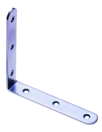 Equerre de fixation Longue 90° 120X20X3 Acier zingué