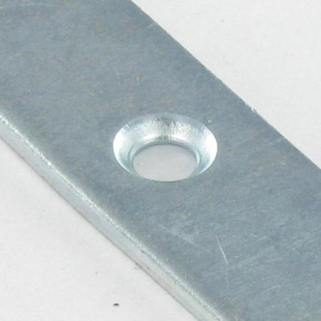 1 x Platine D'ASSEMBLAGE Acier zingué 15X120