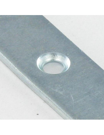 Platine D'ASSEMBLAGE Acier zingué 15X160