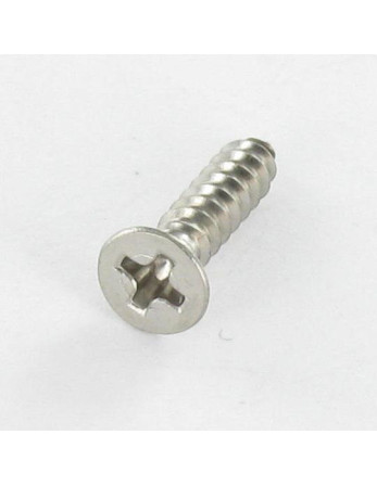 Vis tôle Tête fraisée Phillips 3.5X16 Inox A2 RAL9016 blanc signalisation