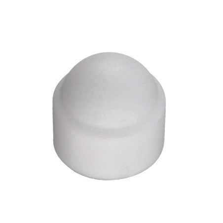 1 x Cache Ecrou ou cache tête vis Tête hexagonale TH M8 Polyéthylène blanc Sur plat 13