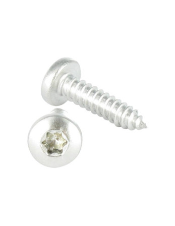 Vis tôle tête cylindrique bombée large 6.3X60 Inox A2 TORX T30