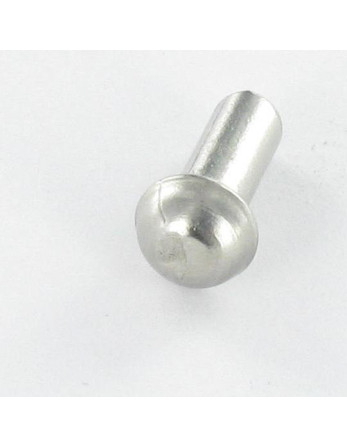 Rivet à frapper PLEINS Tête ronde TR 3.5X20 Inox