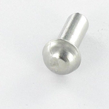 1 x Rivet à frapper PLEINS Tête ronde TR 3.5X20 Inox