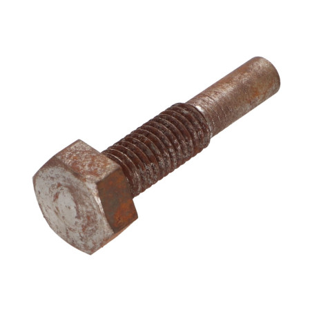 1 x Vis métaux Tête hexagonale TH M10X45 Classe 6.8 Acier brut Plate 8/20