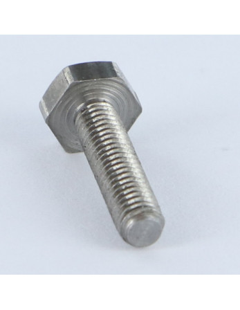 Vis métaux Tête hexagonale TH M3X15 Acier brut microvis