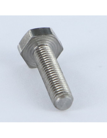 Vis métaux Tête hexagonale TH M2.5X18 Acier brut microvis