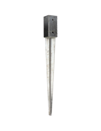 Pied de poteau POINTU 91X750 Forte tenue à la corrosion Acier galvanisé à chaud