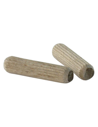 Tourillon en bois strié 10X60