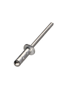 Rivet Corps Aluminium / Tige inox Tête plate 4.8X15...