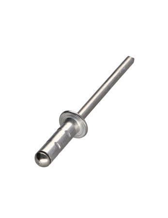 Rivet Corps Aluminium / Tige inox Tête plate 4.8X15 Multi-serrage POLYGRIP