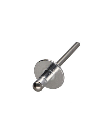 Rivet Corps Aluminium / Tige inox Tête plate 4.8X25 Multi-serrage POLYGRIP