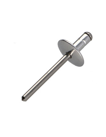 Rivet Corps Aluminium / Tige inox Tête plate 4.8X10 Multi-serrage POLYGRIP