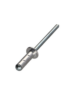Rivet aveugle Aluminium Tige acier 4X10 Tête PLA POLYGRI