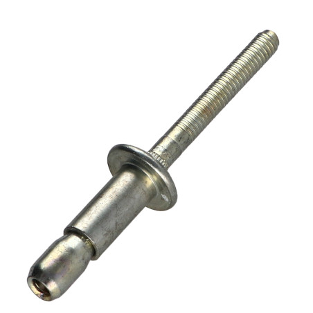 1 x Rivet MEGAGRIP Tout Acier brut 6.6X20.5 Tête plate