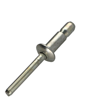 Rivet MEGAGRIP Tout Acier brut 4.9X10.5 Tête plate