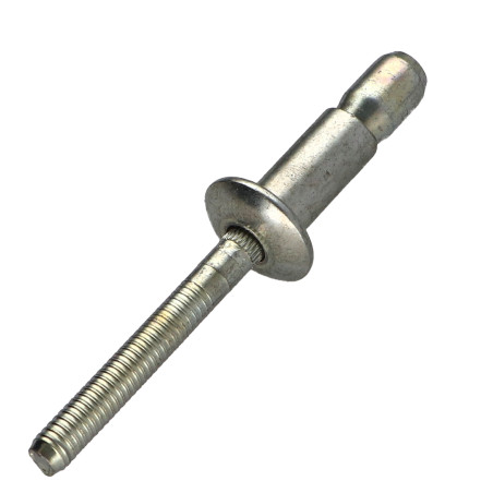 1 x Rivet MEGAGRIP Tout Acier brut 6.6X20.5 Tête plate