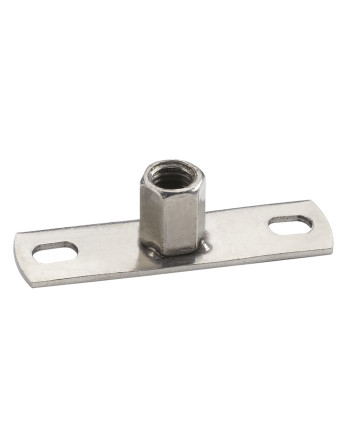 Platine de fixation Avec Ecrou hexagonale M8 Inox A4