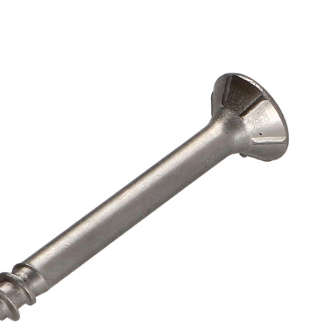 1 x Vis bois TEKOR Inox A2 Tête fraisée Cranté TORX T25 5X80 Filetée sur 50 Pointe antifendage type 17