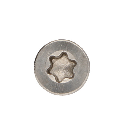 1 x Vis bois TEKOR Inox A2 Tête fraisée Cranté TORX T25 5X25 Filetée sur 18 Pointe antifendage type 17