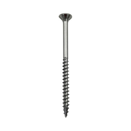 1 x Vendues en rouleau de 167 Vis bois TEKOR Tête fraisée Cranté 4X35 Filetée sur 22 TORX T20 Inox A2