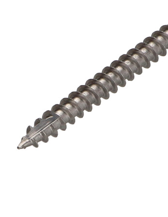Vis bois TEKOR Inox A2 Tête fraisée Cranté TORX T25 6X80 Filetée sur 48 Pointe antifendage type 17