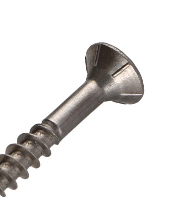 Vis bois TEKOR Inox A2 Tête fraisée Cranté TORX T25 5X30 Filetée sur 18 Pointe antifendage type 17