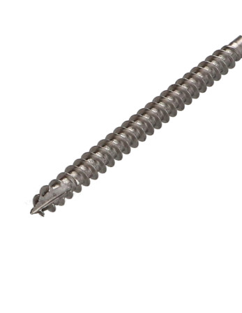 Vis bois TEKOR Inox A2 Tête fraisée Cranté TORX T25 5X120 Filetée sur 70 Pointe antifendage type 17