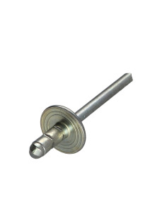 Rivet aveugle tout acier Tête large 4.8X10 Multi-serrage...