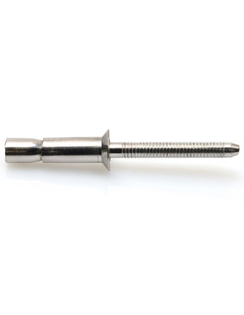 Rivet aveugle tout acier HIBOLT Tête fraisée 4.8X16 Epaisseur de serrage 3.2 à 12